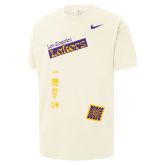 Nike NBA Los Angeles Lakers Oversized Basketball Tee - Valge - Lühikeste varrukatega T-särk