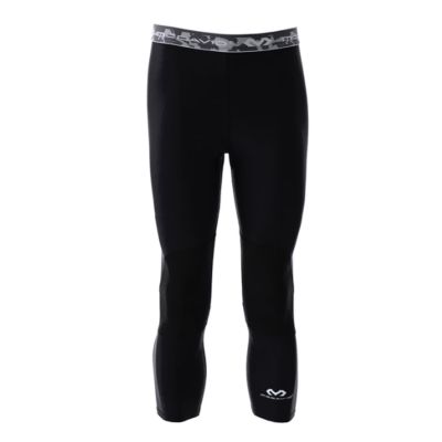 McDavid Compression 3/4 Tight With Dual Layer Knee Support Black - Must - Püksid