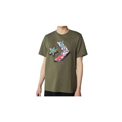 Converse Star Chevron Lizard Graphic T-Shirt - Roheline - Lühikeste varrukatega T-särk
