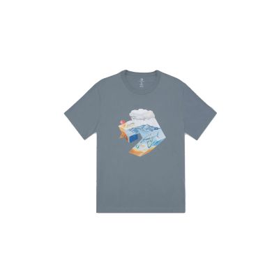 Converse Star Chevron Ocean T-Shirt - Sinine - Lühikeste varrukatega T-särk