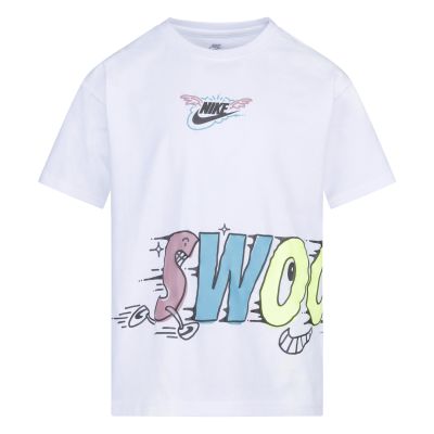 Nike Sportwear "Art of Play" Relaxed Graphic Boys Tee White - Valge - Lühikeste varrukatega T-särk