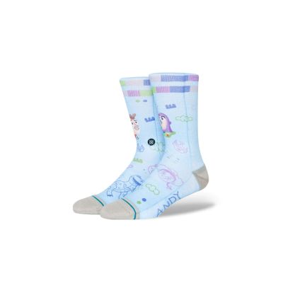 Stance Toy Story By R Bubnis Crew Sock - Lilla - Sokid