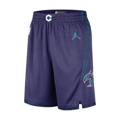 Jordan NBA Dri-FIT Charlotte Hornets Statement Edition Swingman Shorts - Lilla - Lühikesed püksid