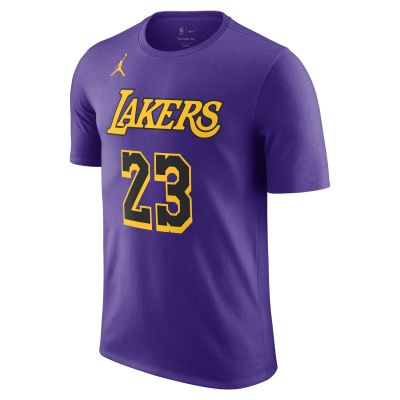 Jordan NBA LeBron James Los Angeles Lakers Statement Edition Tee Field Purple - Lilla - Lühikeste varrukatega T-särk