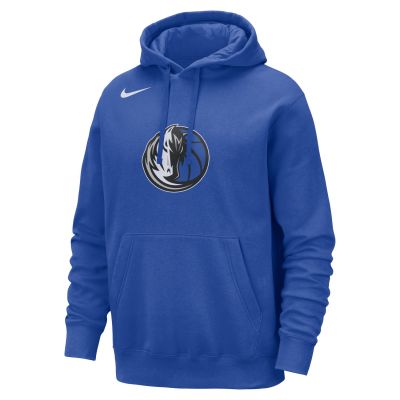 Nike NBA Dallas Mavericks Club Fleece Pullover - Sinine - Kapuutsiga harajuku