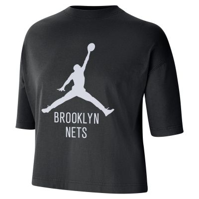 Jordan NBA Brooklyn Nets Essential Boxy Wmns Tee - Must - Lühikeste varrukatega T-särk