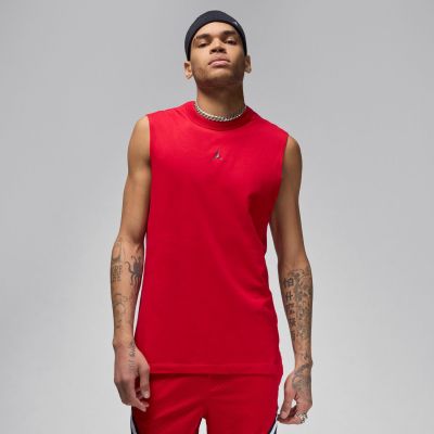 Jordan Sport Dri-FIT Sleeveless Top Gym Red - Punane - Lühikeste varrukatega T-särk
