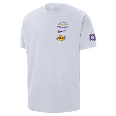 Nike NBA Los Angeles Lakers Tee - Valge - Lühikeste varrukatega T-särk