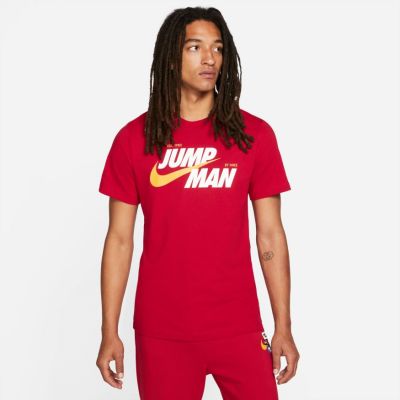 Jordan Jumpman Graphic Tee - Punane - Lühikeste varrukatega T-särk