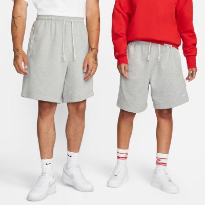 Nike Dri-FIT Standard Issue French Terry Basketball Shorts Grey Heather - Hall - Lühikesed püksid