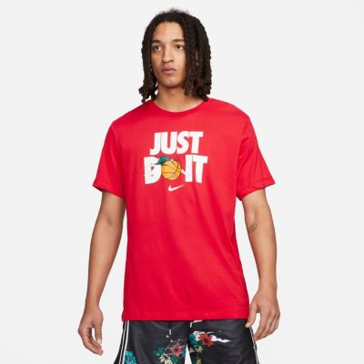 Nike "Just Do It" Basketball Tee Red - Punane - Lühikeste varrukatega T-särk