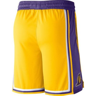 Nike LA Lakers Road Swingman Short - Kollane - Lühikesed püksid