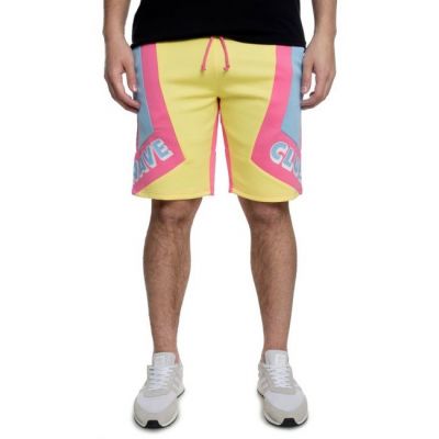 Pink Dolphin Wave Club Short V2 - Kollane - Lühikesed püksid