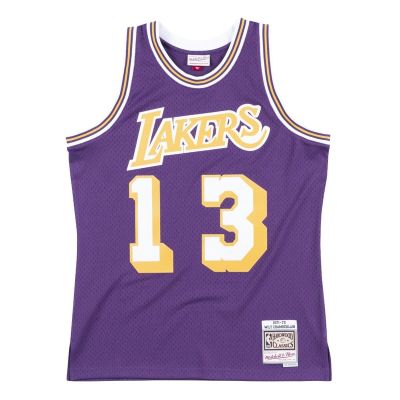 Mitchell & Ness NBA La Lakers Wilt Chamberlain 71-72 Swingman Jersey - Lilla - Jersey