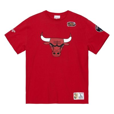 Mitchell & Ness NBA Chicago Bulls Team Origins S/S Tee - Punane - Lühikeste varrukatega T-särk