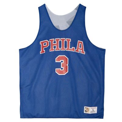 Mitchell & Ness NBA Philadelphia 76ers Allen Iverson Reversible Mesh Tank - Sinine - Jersey