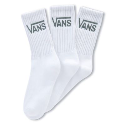 Vans WM Classic Crew Wmns Socks 3-Pack White - Valge - Sokid