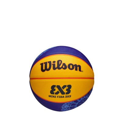 Wilson Fiba 3X3 Mini Basketball Paris 2024 Size 3 - Kollane - Pall